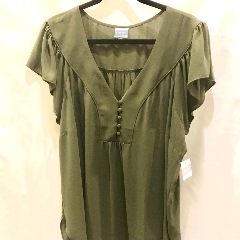 Olive blouse 2x from Meri Skye for Stitch Fix